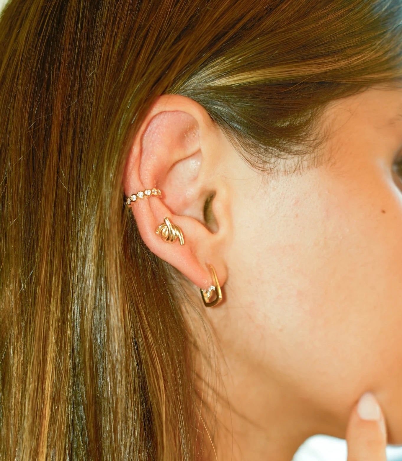 SELENA Huggies Earrings