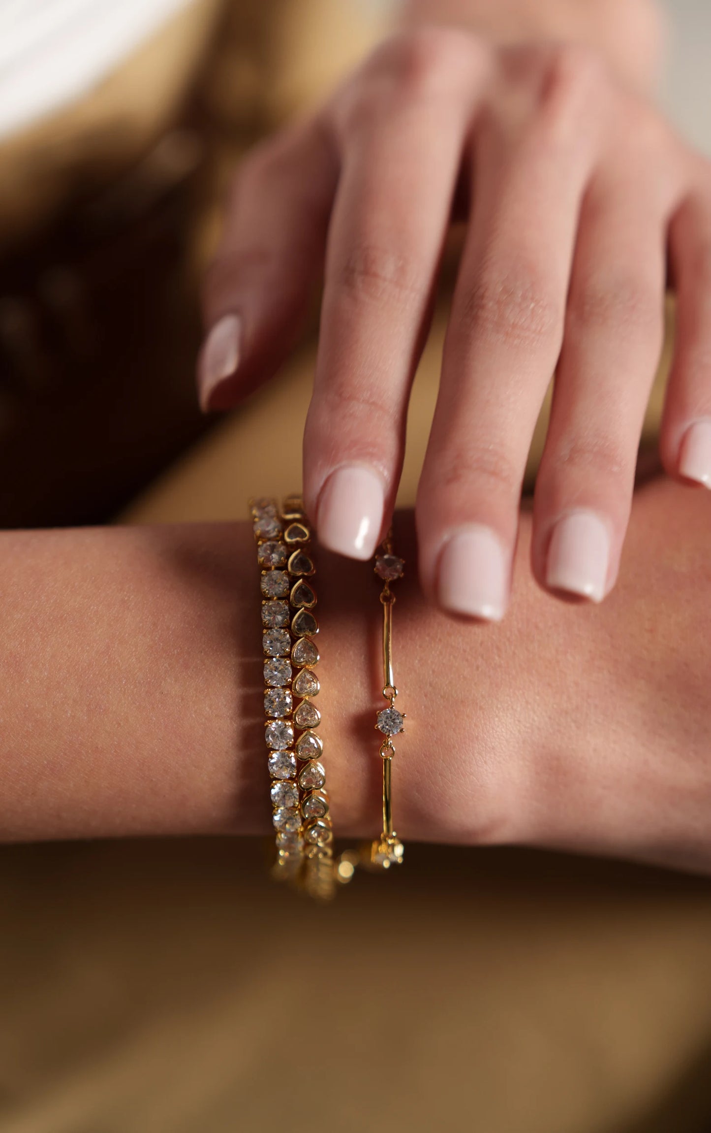 TENNIS HEARTS Bracelet