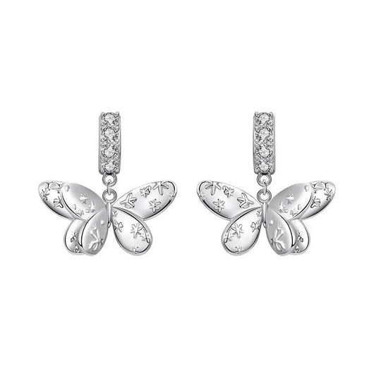 Butterfly drop Earrings